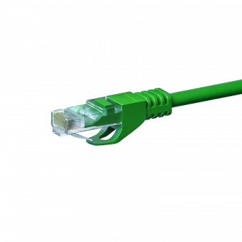 DSIT CAT5e U/UTP eterneto jungiamasis laidas, 0,25 m, žalias, 100% varis (DC-53-002)