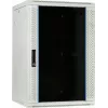 DSIT 22U sieninis serverio spintos su stiklo durimis, 600x600x1100 mm, balta