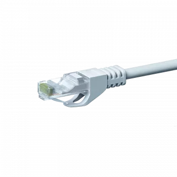 DSIT CAT5e U/UTP tinklo laidų sujungimo kabelis, 20 m, baltas, 100% varis, RJ45, 1 Gbps