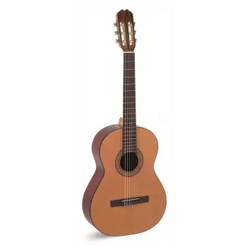 Alvaro Guitars No.20 klasikinė gitara 4/4 pilno dydžio su nailono stygomis, eglės viršumi, sapele korpusu, blizgiu laku