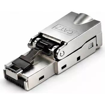 DSIT S/FTP CAT7 Toolless RJ45 Connector, skirta viengysliams kabeliams