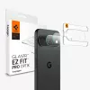 Spigen Optik Pro Glas.tR EZ Fit fotoaparato apsauga 2 vnt., skirta Google Pixel 11, skaidri