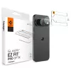 Spigen Optik Pro Glas.tR EZ Fit fotoaparato apsauga 2 vnt., skirta Google Pixel 11 Pro – skaidri