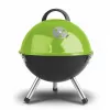 FIELDMANN FZG 1000G anglies kepsninė, 44 cm chromuotos grotelės, emaliuotas plieninis korpusas, trikojis stovas, išimamas pelenų indas, juoda