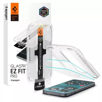 Spigen Glas.tR EZ Fit Pro AC HD ekrano apsauginis stiklas 2 vnt., Nothing Phone 4a Pro, skaidrus