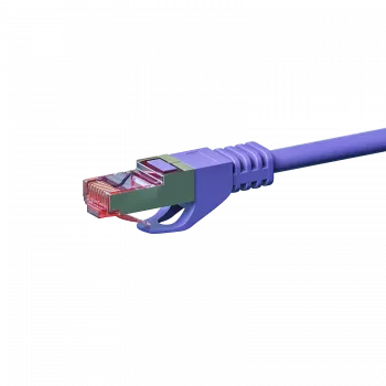 DSIT CAT 6 tinklo laidas LSOH - S/FTP - 15 metrų - violetinis (DC-S68-150)