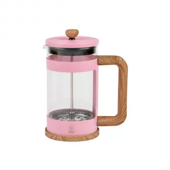 Leopold Vienna Franca French Press kavos ir arbatos virimo įrenginys, rožinis, 600 ml