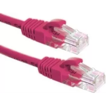 DSIT CAT6a U/UTP 100% varis tinklo kabelis, 15 m, rožinis
