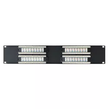 DSIT 19 colių Cat6 UTP 32 prievadų skydelis 2U juodas