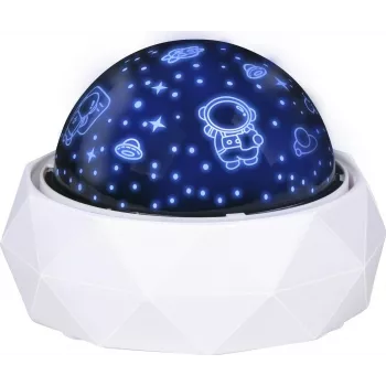GRUNDIG Star Projector LED naktinė šviesa su besisukančiais žvaigždynais