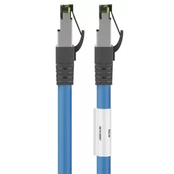 DSIT RJ45 tinklo kabelis S/FTP PiMF CAT 8, mėlynas, 3 m