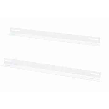 DSIT 19 inch stelažo bėgiai 450 mm gylio sieninėms spintoms - balti
