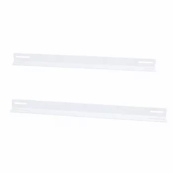 DSIT 19 inch stelažo bėgiai 450 mm gylio sieninėms spintoms - balti