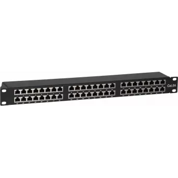 DSIT 19 inch CAT 6a STP 48 prievadų skydelis (DS-Patch6a-48STP)