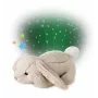 Cloud b Twilight Buddies Bunny minkšto žaislo naktinė lemputė su projekcija, smėlio spalvos