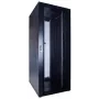 DSIT 19 colių serverio stovas su perforuotomis durimis 600 x 800 - 42U juodas