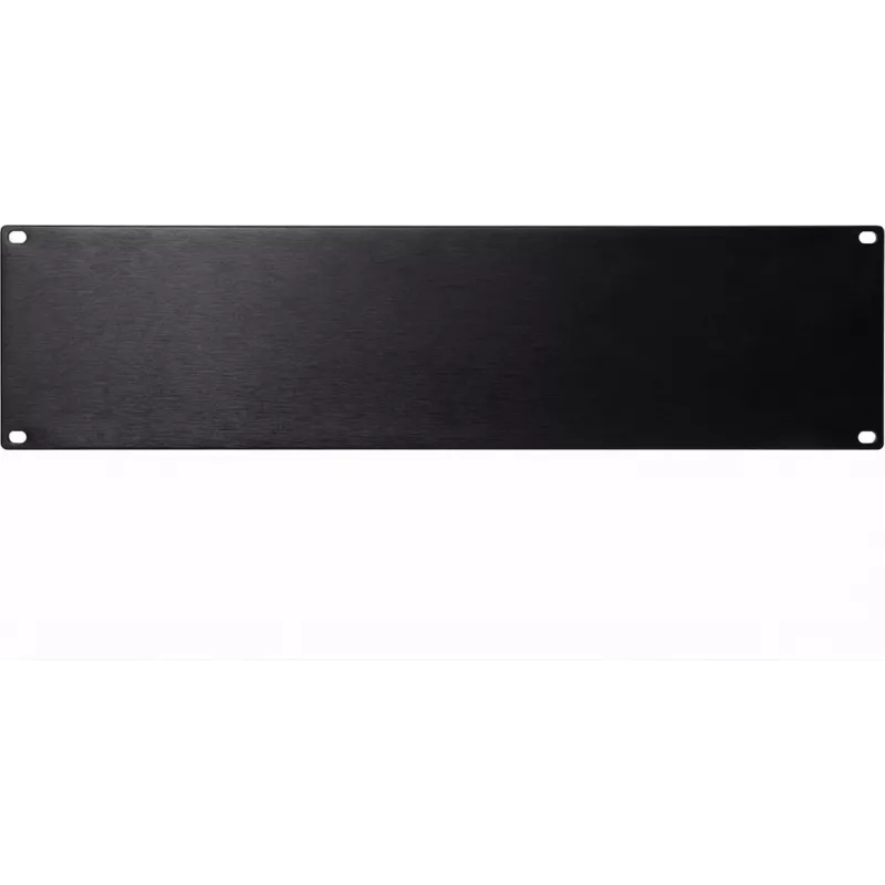 DS-IT 19” 3U aklina plokštė juodo plieno (DS-Blind3)