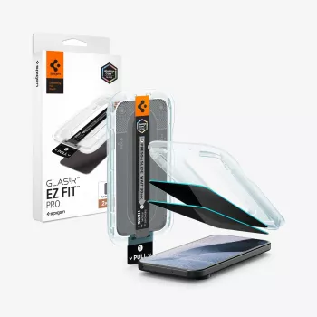 Spigen Glas.tR EZ Fit Pro AC Privacy 2 vnt. grūdinto stiklo ekrano apsauga, skirta Google Pixel 10 / 11