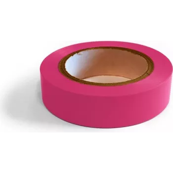 DSIT DC-Tape-Pink PVC elektros izoliacinė juosta, 19 mm x 10 m, violetinė, 600V, liepsnai atspari
