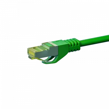DSIT Cat.7 S/FTP PiMF tinklo jungiamasis kabelis, RJ45, žalias, 0,25 m