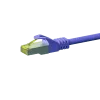 DSIT RJ45 tinklo kabelis S/FTP (PiMF) Cat.7, violetinis, 1,50 m (DC-78-015)