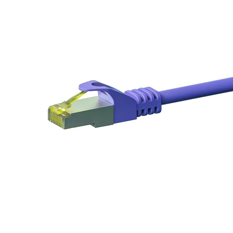 DSIT RJ45 tinklo kabelis S/FTP (PiMF) Cat.7, violetinis, 1,50 m (DC-78-015)
