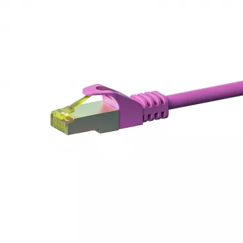 DSIT RJ45 tinklo kabelis S/FTP (PiMF) Cat.7, rožinis, 50m (DC-79-500)