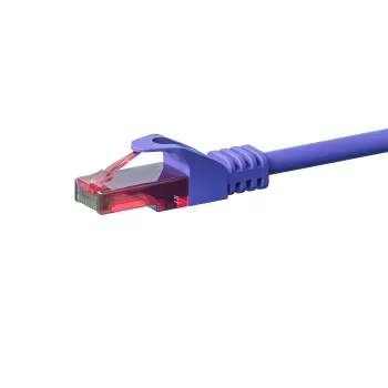 DSIT CAT6 U/UTP tinklo kabelis 30 m violetinis 100% vario RJ45