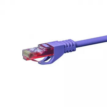 DSIT CAT6 U/UTP tinklo kabelis 30 m violetinis 100% vario RJ45