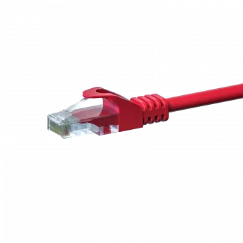 DSIT CAT 5e U/UTP tinklo jungiamasis laidas, 1 m, raudonas, CCA, RJ45, Gigabit Ethernet