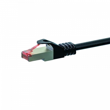 DSIT CAT 6 S/FTP LSOH tinklo jungiamasis laidas, 1,5 m, juodas