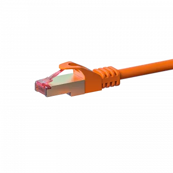 DSIT CAT 6 S/FTP LSOH tinklo kabelis, 1,5 m, oranžinis, RJ45, 10 Gbps, 250 MHz