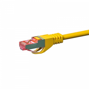 DSIT CAT 6 S/FTP LSOH tinklo jungiamasis kabelis, 2 m, geltonas (DC-S67-020)