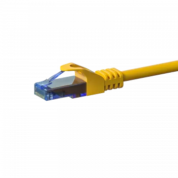 DSIT CAT6a tinklo laidas 100% varis - U/UTP - 7,5 m - geltonas (DC-U6A7-075)