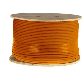 DSIT DANICOM CAT7 S/FTP kietosios gyslos tinklo kabelis 500m LSZH Dca oranžinis