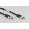 DSIT RJ45 tinklo kabelis S/FTP PiMF CAT 8 juodas 2m