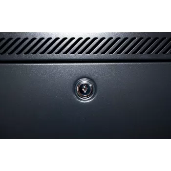 DSIT 22U 19 inch serverio spinta su perforuotomis durimis 600x1200x1200mm juoda