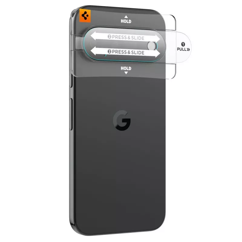 Spigen Optik Pro Glas.tR EZ Fit fotoaparato apsauga 2 vnt., skirta Google Pixel 11 Pro XL - skaidri