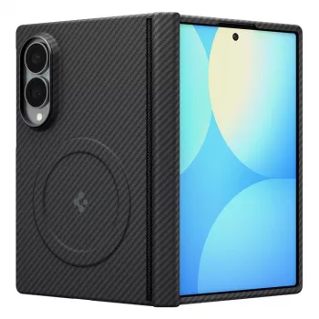 Spigen AirSkin Aramid MagSafe dėklas, skirtas Samsung Galaxy Z Fold 8 - juodas