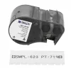 BRADY BMP51/BMP53/M511 savaiminio laminavimo vinilo laidų žymeklio etiketė, balta/peršviečiama, 38,1 mm x 25,4 mm, 160 etikečių/ritinyje