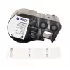 BRADY M4-143-417 savaiminio laminavimo vinilo etikečių kasetė, skirta BMP41/BMP51/BMP53/M511, 1,5 colio x 21 pėdos, balta/perpšviečiama