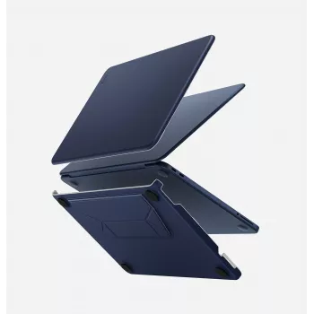 UNIQ Lyden Versa dėklas, skirtas MacBook Pro 14 inch / MacBook Air 15 inch – tamsiai mėlynas