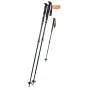 Komperdell Carbon C2 Ultralight slidinėjimo žygiams skirtos lazdos - juodos/oranžinės