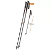 Komperdell Carbon C2 Ultralight slidinėjimo žygiams skirtos lazdos - juodos/oranžinės
