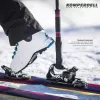 Komperdell Carbon C2 Ultralight slidinėjimo žygiams skirtos lazdos - juodos/oranžinės