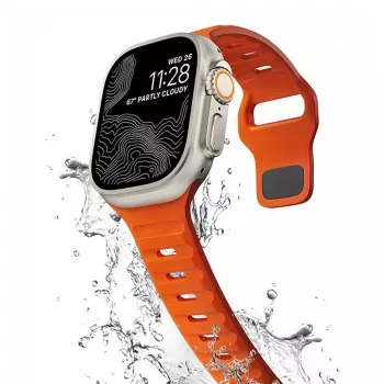 TECH-PROTECT Iconband Line Apple Watch dirželis (42/44/45/49 mm) oranžinis