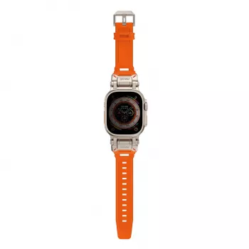 SKINARMA Titon dirželis Apple Watch Ultra 49mm - oranžinis