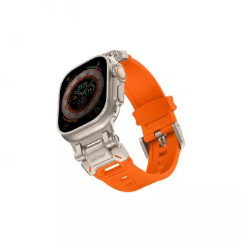 SKINARMA Titon dirželis Apple Watch Ultra 49mm - oranžinis