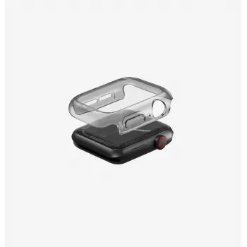 UNIQ Garde apsauginis dėklas, skirtas Apple Watch Series 7/8/9 45mm - dūminės pilkos spalvos