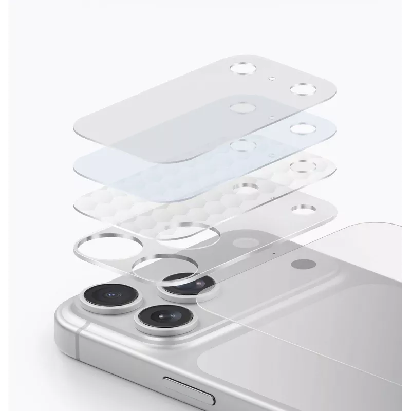 UNIQ Optix Aeroshield+ iPhone 17 Pro Max kameros modulio apsauga, permatoma